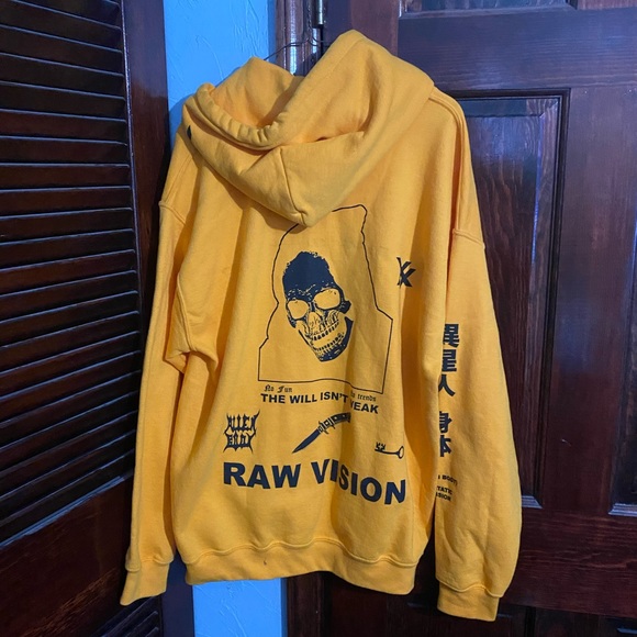 lil peep raw vision moletom com capuz